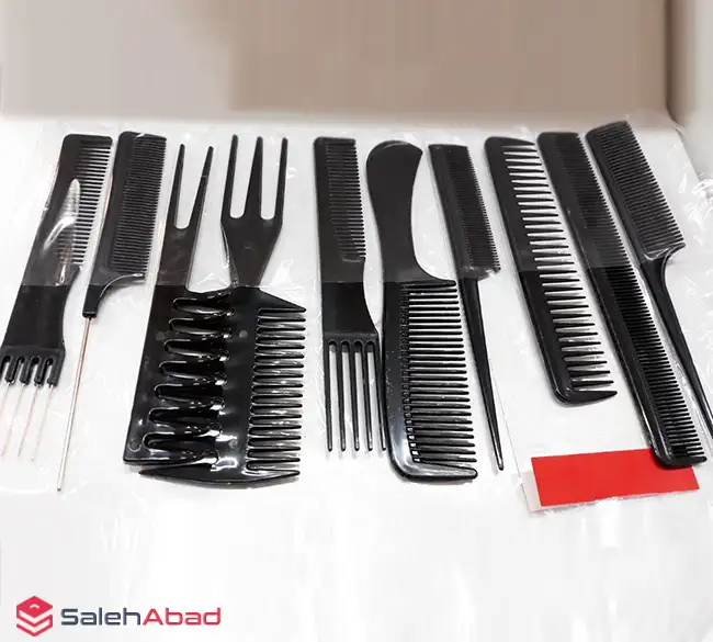 فروش عمده ست شانه آرایشگاهی 10 تکه