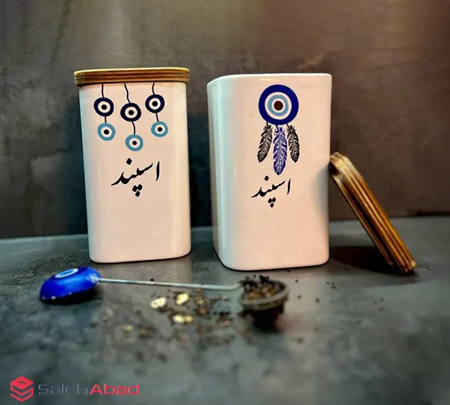 فروش عمده بانکه اسپند سرامیکی در چوبی