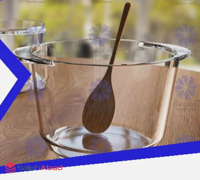 فروش عمده ظرف سوپ خوری پیرکس دسته دار