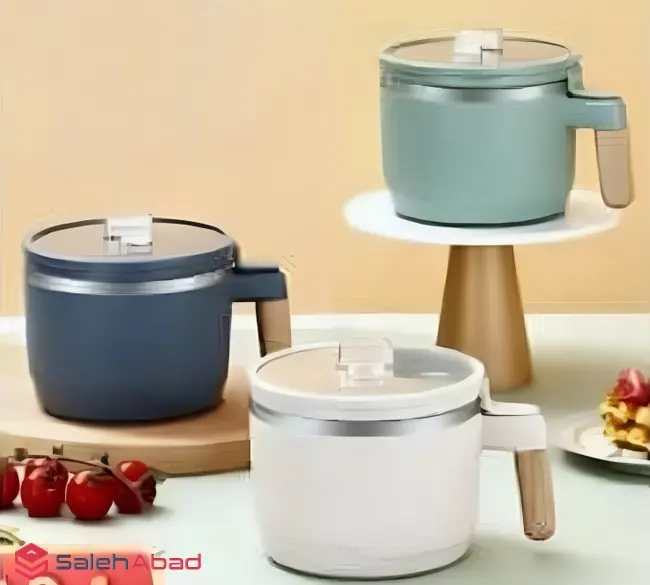 فروش عمده ظرف نودل خوری دسته چوبی