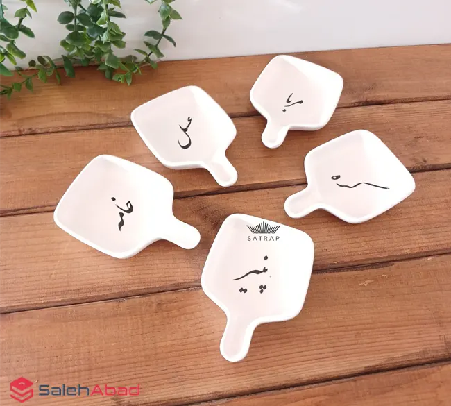 فروش عمده تابه سرامیکی تکست دار صبحانه
