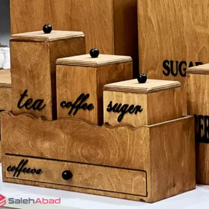 فروش عمده ست پاسماوری چوبی طرح تکست