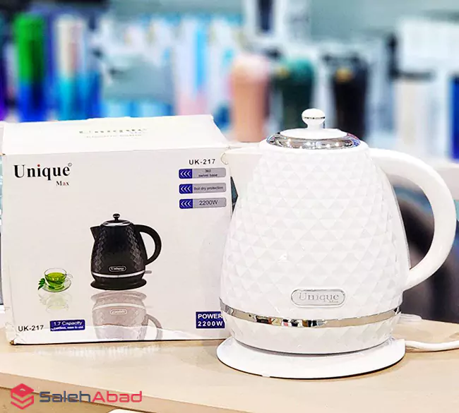 فروش عمده کتری برقی طرح الماس UNIQUE MAX