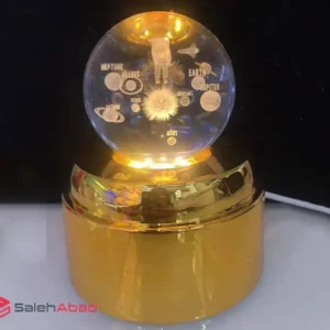 فروش عمده گوی کریستال چراغدار فضانورد