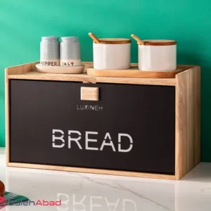 فروش عمده باکس نان چوبی درب فلزی
