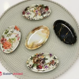 فروش عمده خرما خوری ملامین بیضی طرح دار