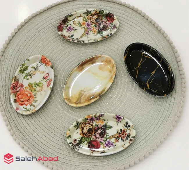 فروش عمده خرما خوری ملامین بیضی طرح دار