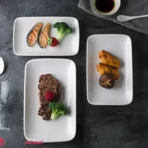 فروش عمده دیس کباب خوری چینی مستطیلی