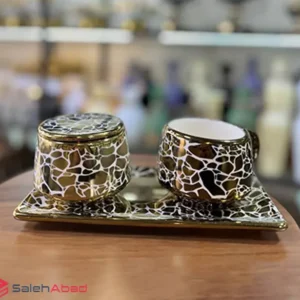 فروش عمد ست چای خوری یک نفره پوست زرافه
