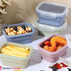 فروش عمده ظرف غذای سیلیکونی تاشو