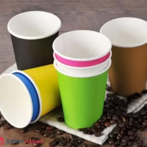 فروش عمده لیوان کاغذی یکبار مصرف 50 تایی