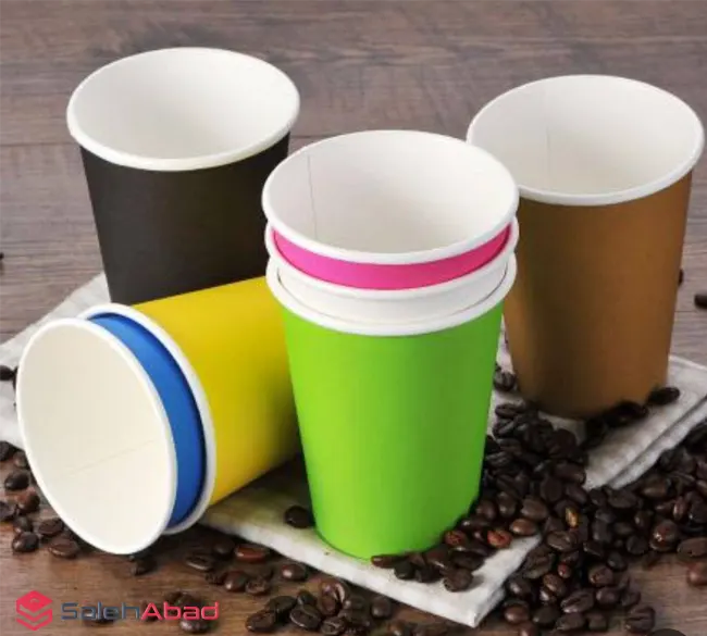 فروش عمده لیوان کاغذی یکبار مصرف 50 تایی