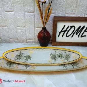 فروش عمده دیس ماهی خوری دو پارچه آذین