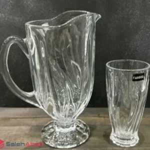 فروش عمده پارچ و لیوان 7 پارچه مدل بامبو