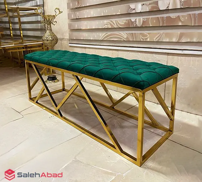 فروش عمده پاف چستر مستطیل پایه فلزی