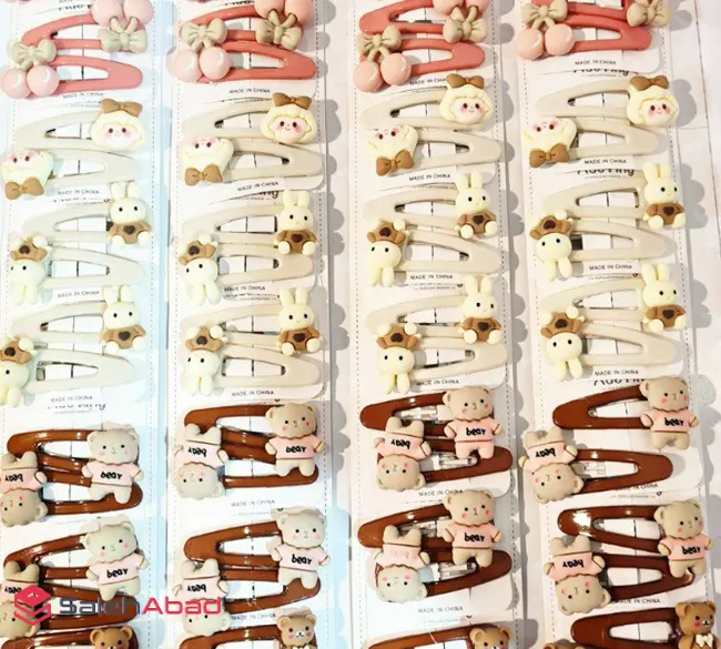 فروش عمده گیره تق تقی روکش دار کودک