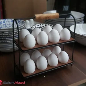 فرورش عمده استند تخم مرغ فلزی کف چوبی