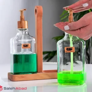 فروش عمده ست جا مایع استند چوبی