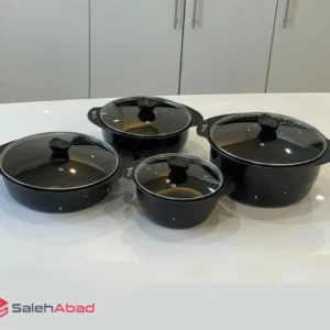 فروش عمده سرویس قابلمه 8 پارچه گرانیتی FILON