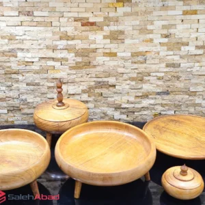 فروش عمده ست پذیرایی چوبی پایه دار