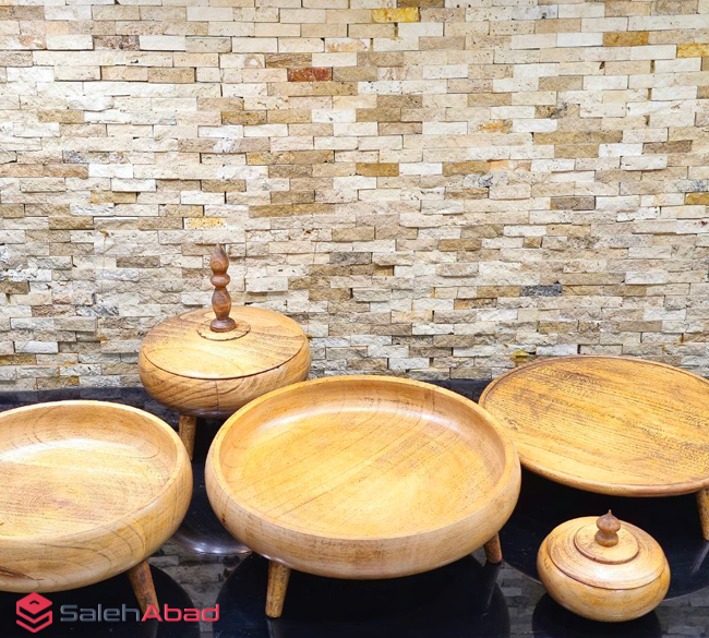 فروش عمده ست پذیرایی چوبی پایه دار