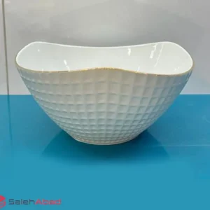 فروش عمده کاسه آجیل چینی پیکسل لب طلا