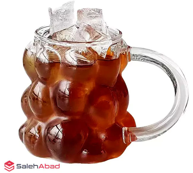 فروش عمده ماگ پیرکس دسته دار مدل توپی