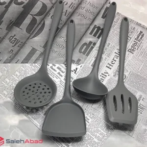 فروش عمده ست کفگیر ملاقه تمام سیلیکونی