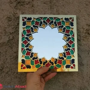فروش عمده آینه رومیزی سنتی مربع
