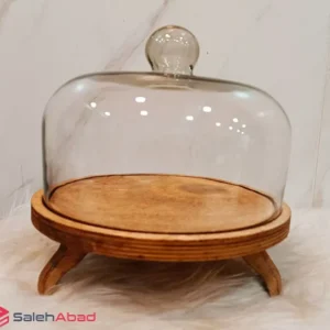 فروش عمده کاپ کیک خوری سه پایه چوبی