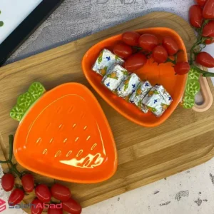 فروش عمده ظرف سرو سرامیکی طرح هویج