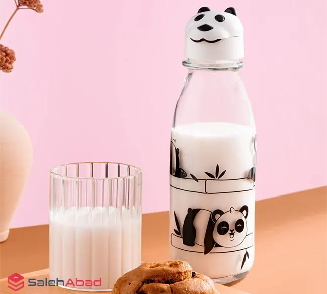 فروش عمده بطری شیشه ای طرح پاندا