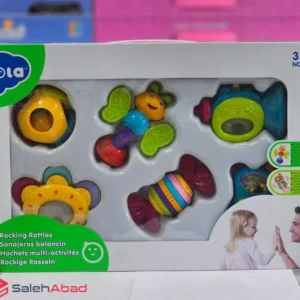 فروش عمده پک جغجغه نوزاد 6 عددی