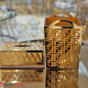 فروش عمده ست سطل و جا دستمال طرح فندی
