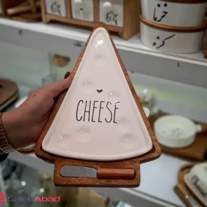 فروش عمده پنیر خوری سرامیکی زیر چوبی