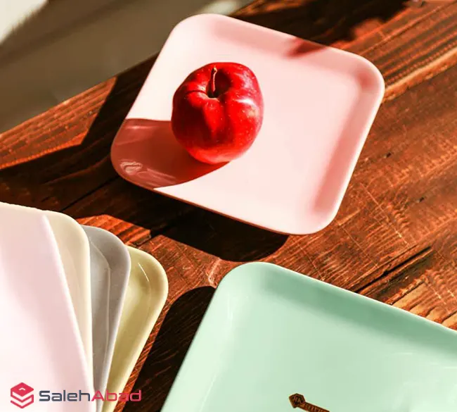 فروش عمده پیش دستی مربعی رنگی آرکا