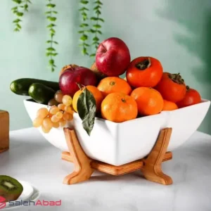 فروش عمده کاسه سالاد خوری استند چوبی