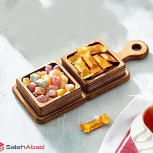 فروش عمده اردو خوری دوخانه چوبی راکتی