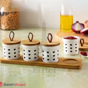 فروش عمده جاادویه 4 تایی درب و زیره چوبی