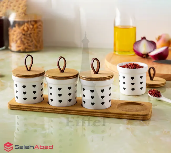فروش عمده جاادویه 4 تایی درب و زیره چوبی