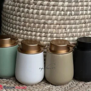 فروش عمده جا مایع سرامیکی تپل رنگی