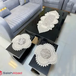 فروش عمده رانر 3 تکه مخمل دانتل