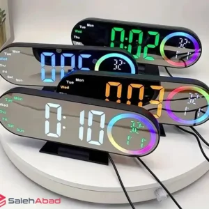فروش عمده ساعت دیجیتال رومیزی پایه دار