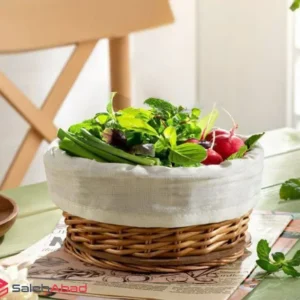 فروش عمده سبد حصیری سبزی گرد