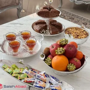 فروش عمده ست پذیرایی آلومینیوم طرح لیلیوم
