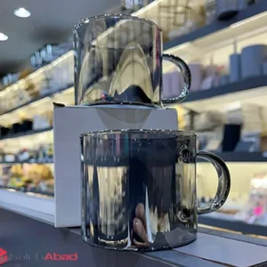 فروش عمده لیوان پیرکس دودی بزرگ