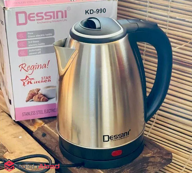 فروش عمده کتری برقی استیل DESSINI مدل KD-990