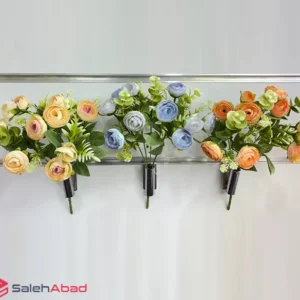 فروش عمده بوته گل نسترن مصنوعی 10 شاخه