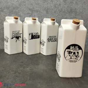 فروش عمده پاکت شیر سرامیک درب چوب پنبه