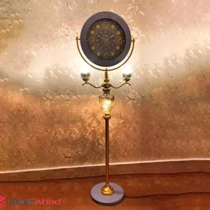فروش عمده ساعت فلزی تک پایه لاله دار